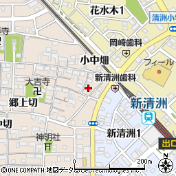 愛知県清須市土田郷上切67周辺の地図