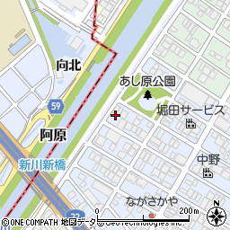 愛知県名古屋市西区あし原町314-2周辺の地図