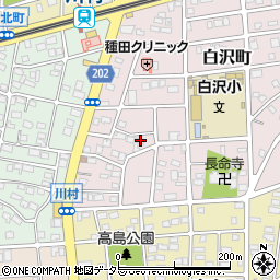 愛知県名古屋市守山区白沢町227周辺の地図