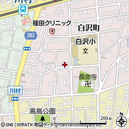 愛知県名古屋市守山区白沢町231周辺の地図