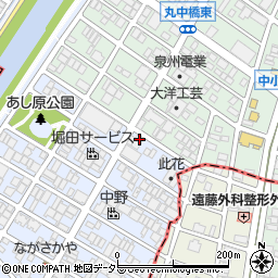 愛知県名古屋市西区あし原町153周辺の地図