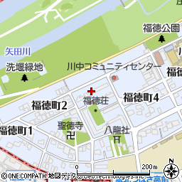 愛知県名古屋市北区福徳町3丁目周辺の地図