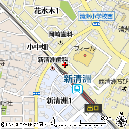 愛知県清須市清洲1133周辺の地図