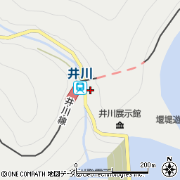 井川駅前周辺の地図