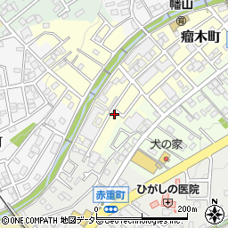 愛知県瀬戸市瘤木町32-25周辺の地図