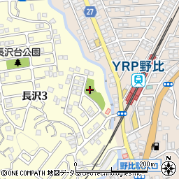 長沢台第2公園周辺の地図