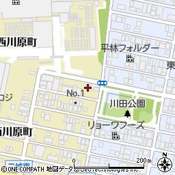 愛知県名古屋市守山区西川原町267周辺の地図
