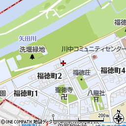 愛知県名古屋市北区福徳町3丁目25周辺の地図