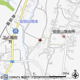 静岡県富士宮市安居山周辺の地図