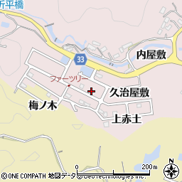 愛知県豊田市折平町西屋敷553周辺の地図