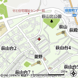 県営萩山台住宅４丁目１番周辺の地図