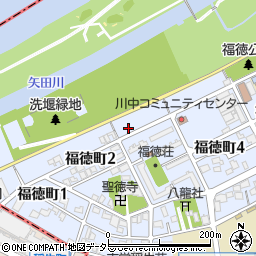 愛知県名古屋市北区福徳町3丁目24周辺の地図
