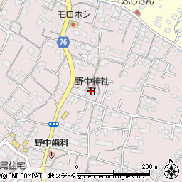 野中神社周辺の地図