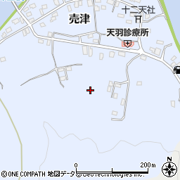 千葉県富津市売津周辺の地図