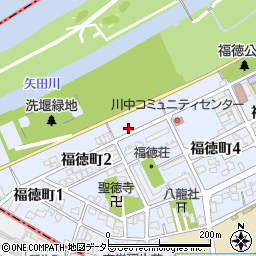 愛知県名古屋市北区福徳町3丁目23周辺の地図