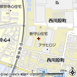 新守山住宅周辺の地図