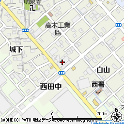 愛知県清須市西田中蓮池170周辺の地図