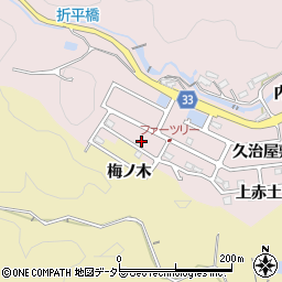 愛知県豊田市折平町西屋敷557-64周辺の地図