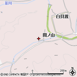 愛知県豊田市木瀬町間ノ山周辺の地図