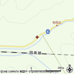 岡山県津山市加茂町物見155周辺の地図