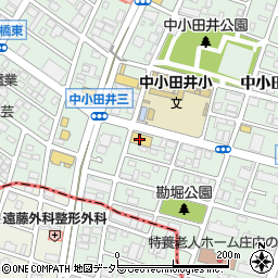 ビー・アンド・ディードラッグストア中小田井店周辺の地図