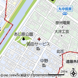 名鉄自動車整備株式会社　名古屋支店山田工場周辺の地図