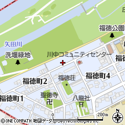 愛知県名古屋市北区福徳町3丁目21周辺の地図