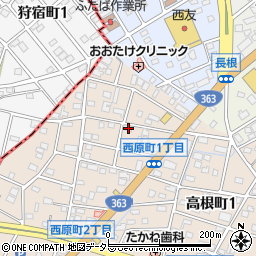 愛知県瀬戸市西原町1丁目47周辺の地図
