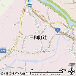 京都府福知山市三和町辻周辺の地図