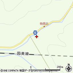 岡山県津山市加茂町物見1227周辺の地図