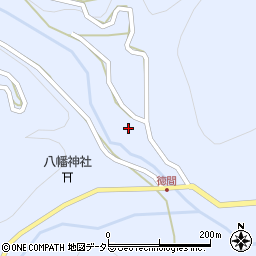 徳間公民館周辺の地図