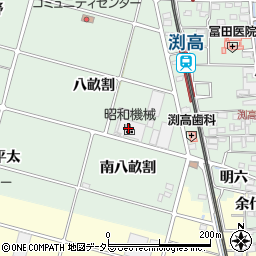 昭和機械株式会社　佐織工場周辺の地図