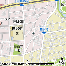 愛知県名古屋市守山区白沢町286-8周辺の地図