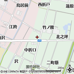 愛知県稲沢市目比町（竹ノ腰）周辺の地図
