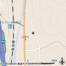 兵庫県朝来市岩津172周辺の地図