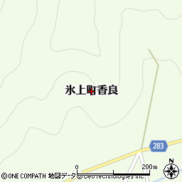 兵庫県丹波市氷上町香良周辺の地図