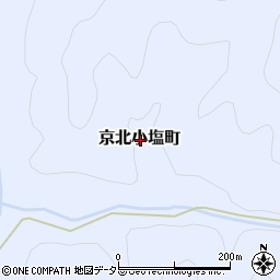 京都府京都市右京区京北小塩町周辺の地図