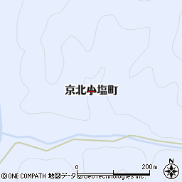 京都府京都市右京区京北小塩町周辺の地図