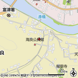 千葉県富津市海良85周辺の地図