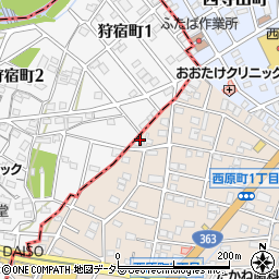 愛知県瀬戸市西原町1丁目137周辺の地図