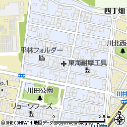 愛知県名古屋市守山区川宮町周辺の地図