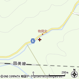 岡山県津山市加茂町物見1147周辺の地図