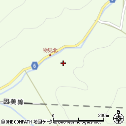 岡山県津山市加茂町物見1120周辺の地図