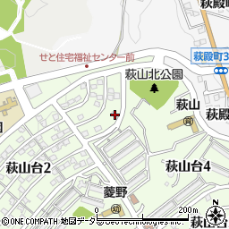 愛知県瀬戸市萩山台3丁目47周辺の地図