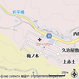 愛知県豊田市折平町西屋敷555-29周辺の地図