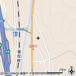 兵庫県朝来市岩津166周辺の地図