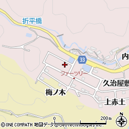 愛知県豊田市折平町西屋敷556周辺の地図