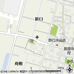 愛知県稲沢市平和町下三宅折口738周辺の地図