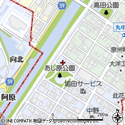 愛知県名古屋市西区あし原町372周辺の地図