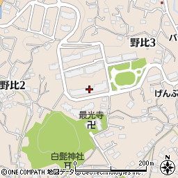 チュリスガーデン湘南野比センター５番館周辺の地図
